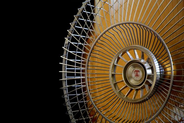 Industrial fan used for structural drying
